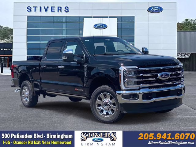 2025 Black Metallic Ford Super Duty F-350 SRW King Ranch 4X4 Truck