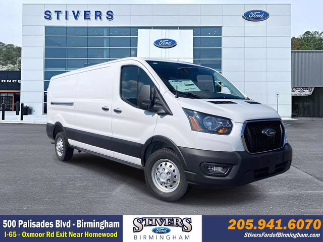 2025 Oxford White Ford Transit Cargo Van Base AWD Van