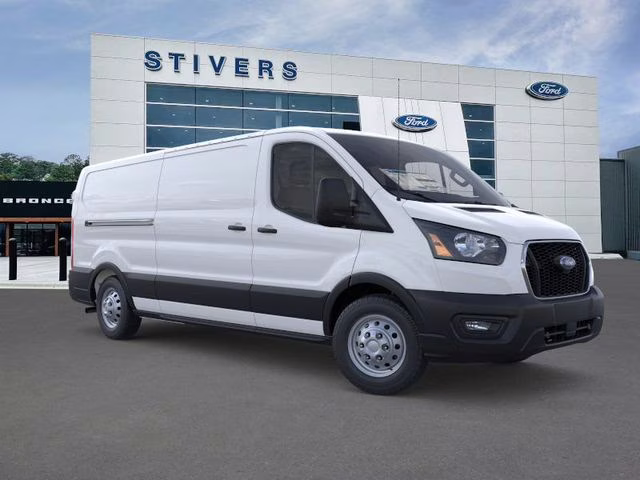 2025 Oxford White Ford Transit Cargo Van Base AWD Van