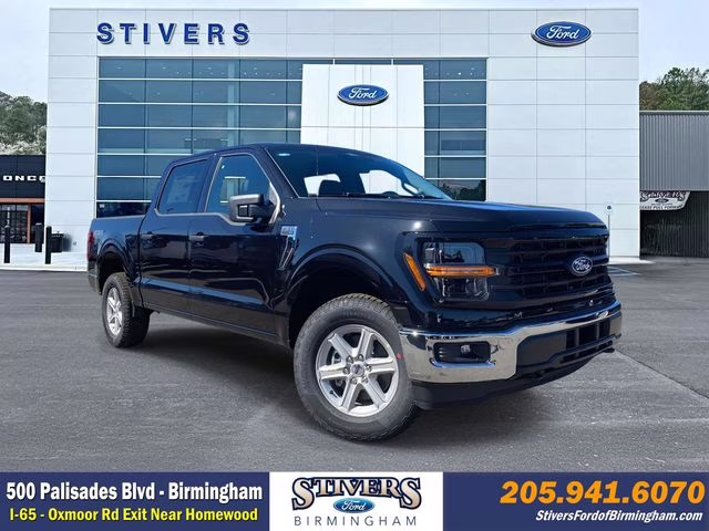 2025 Black Metallic Ford F-150 XLT 4X4 Truck
