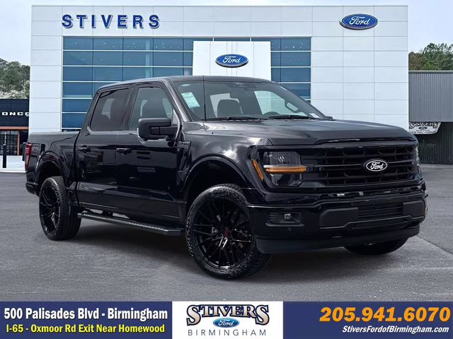 2025 Agate Black Metallic Ford F-150 XLT 4X4 Truck