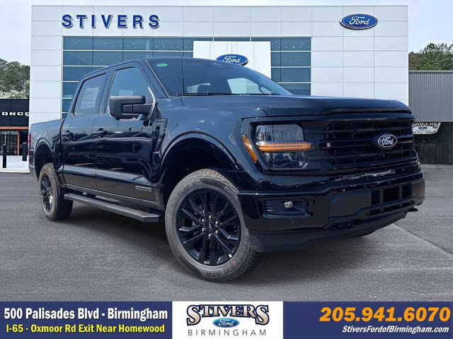 2025 Agate Black Metallic Ford F-150 XLT 4X4 Truck