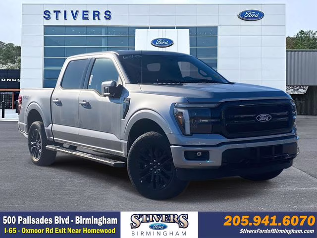 2025 Silver Metallic Ford F-150 Lariat 4X4 Truck