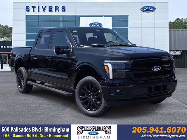 2025 Black Metallic Ford F-150 Lariat 4X4 Truck