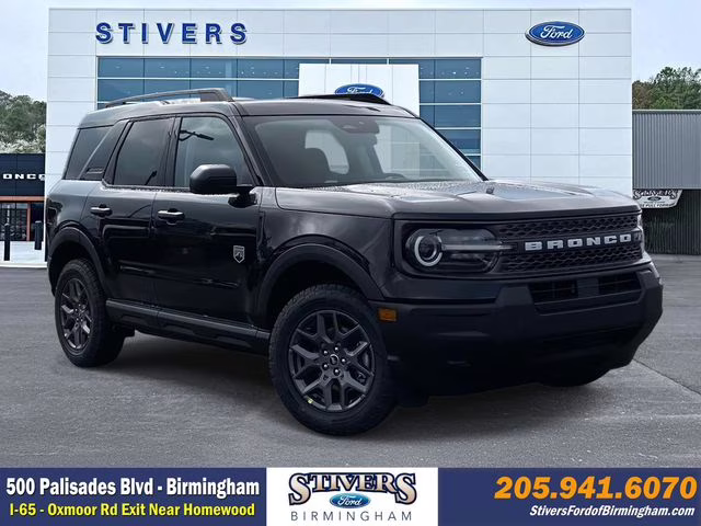 2025 Shadow Black Ford Bronco Sport Big Bend 4X4 SUV