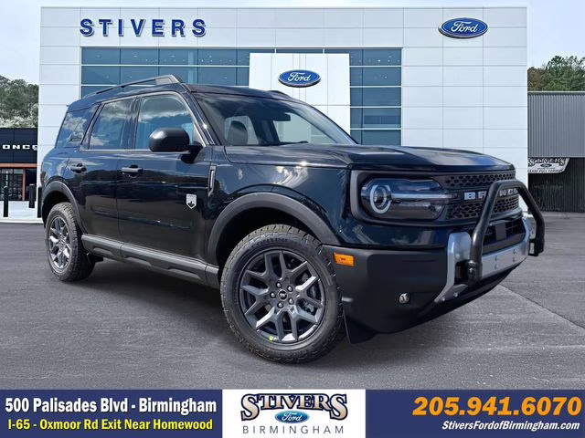 2025 Shadow Black Ford Bronco Sport Big Bend 4X4 SUV
