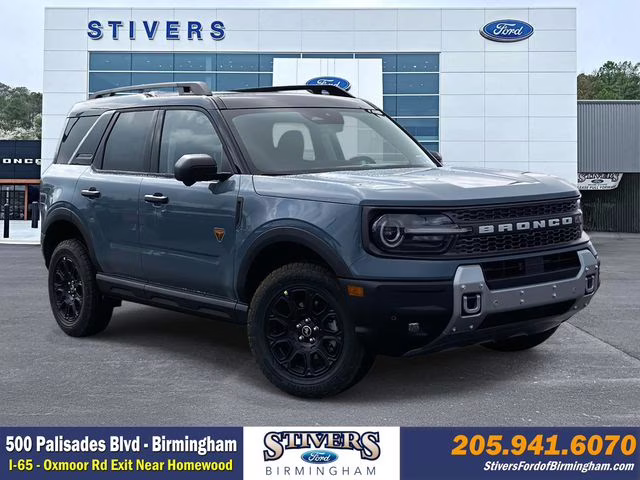 2025 Azure Gray Metallic Ford Bronco Sport Badlands 4X4 SUV
