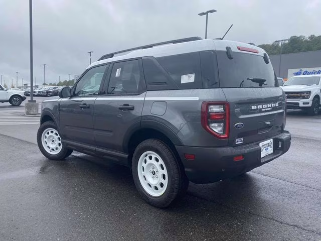 2025 Gray Metallic Ford Bronco Sport Heritage 4X4 SUV