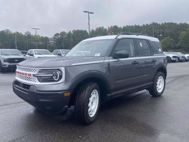 2025 Gray Metallic Ford Bronco Sport Heritage 4X4 SUV