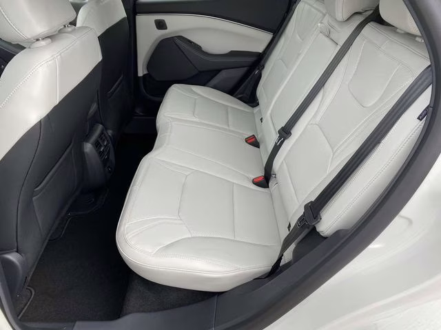 2025 Star White Metallic Tri-Coat Ford Mustang Mach-E Premium RWD SUV