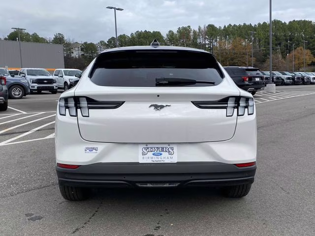 2025 Star White Metallic Tri-Coat Ford Mustang Mach-E Premium RWD SUV