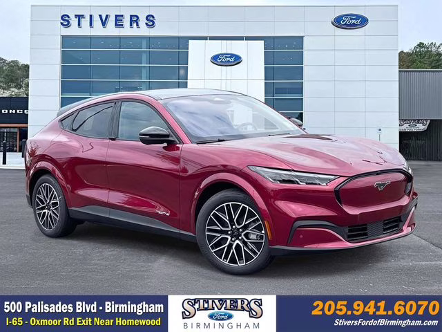 2025 Molten Magenta Metallic Tinted Clearcoat Ford Mustang Mach-E Premium RWD SUV