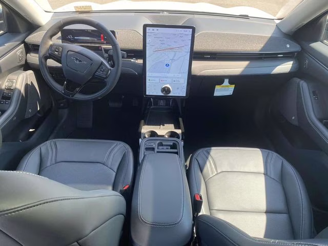 2025 Star White Metallic Tri-Coat Ford Mustang Mach-E Premium RWD SUV