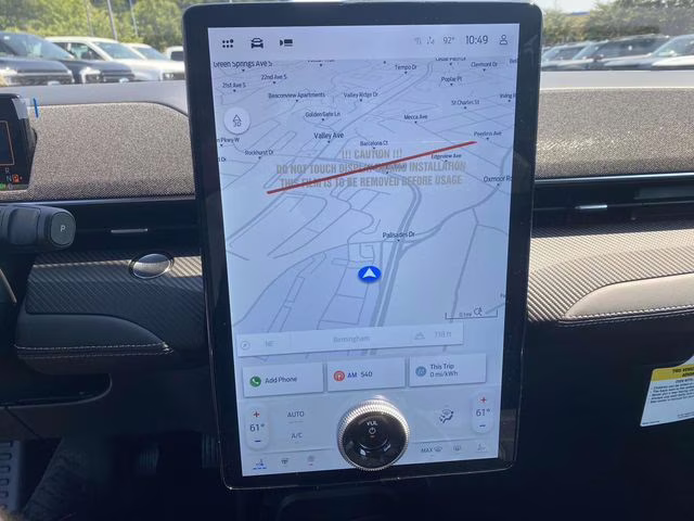 2025 Star White Metallic Tri-Coat Ford Mustang Mach-E Premium RWD SUV