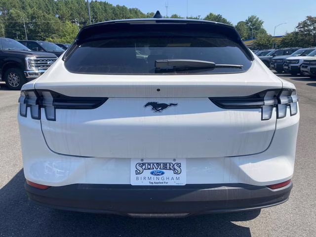2025 Star White Metallic Tri-Coat Ford Mustang Mach-E Premium RWD SUV