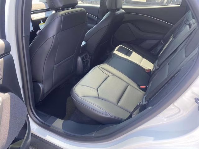 2025 Star White Metallic Tri-Coat Ford Mustang Mach-E Premium RWD SUV