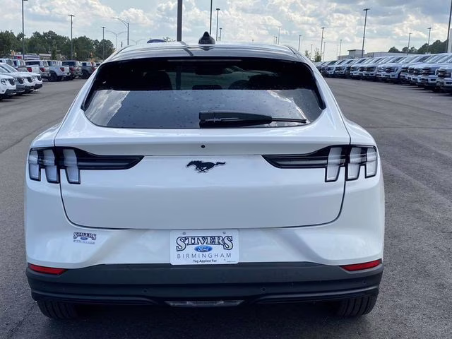 2025 Star White Metallic Tri-Coat Ford Mustang Mach-E Premium AWD SUV