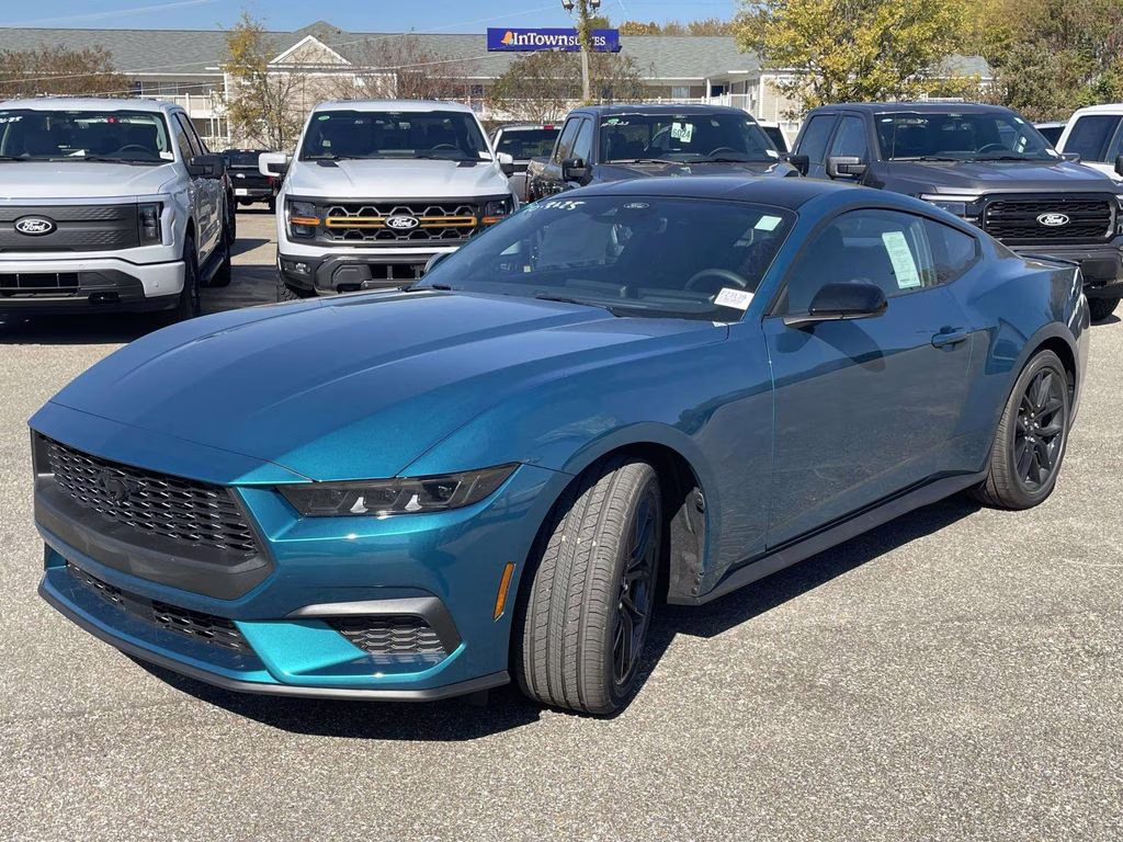2026 Adriatic Blue Metallic Ford Mustang EcoBoost RWD Coupe