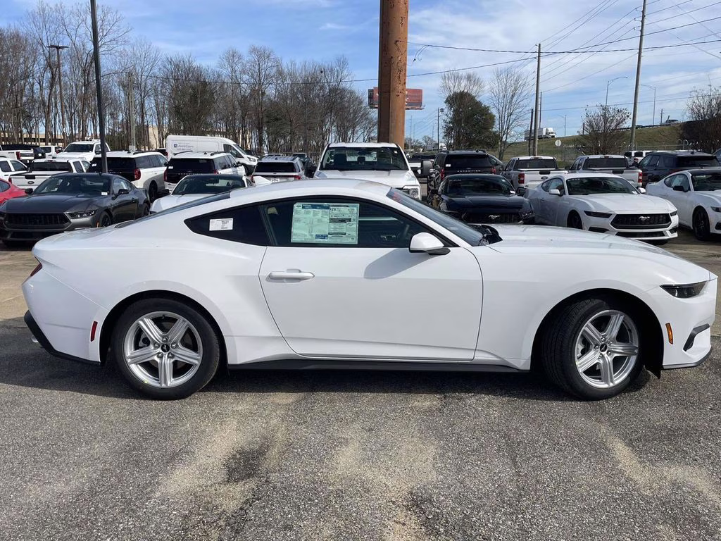 2026 Oxford White Ford Mustang EcoBoost RWD Coupe