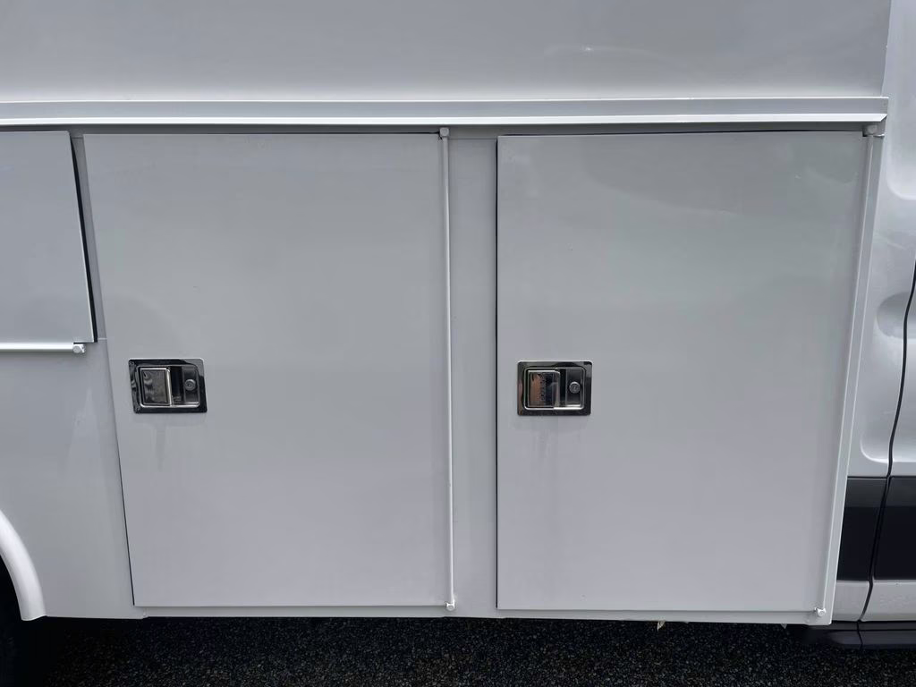 2025 Oxford White Ford Transit Cargo Van Base RWD Truck