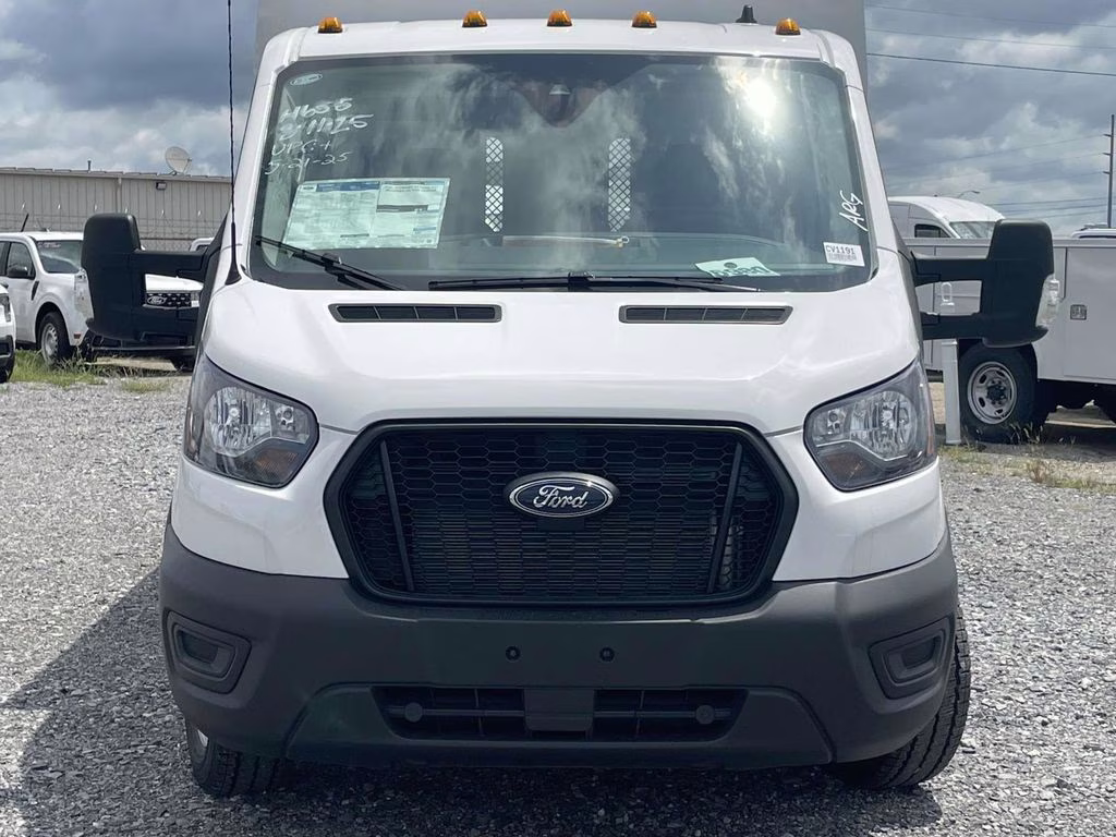 2025 Oxford White Ford Transit Cargo Van Base RWD Truck