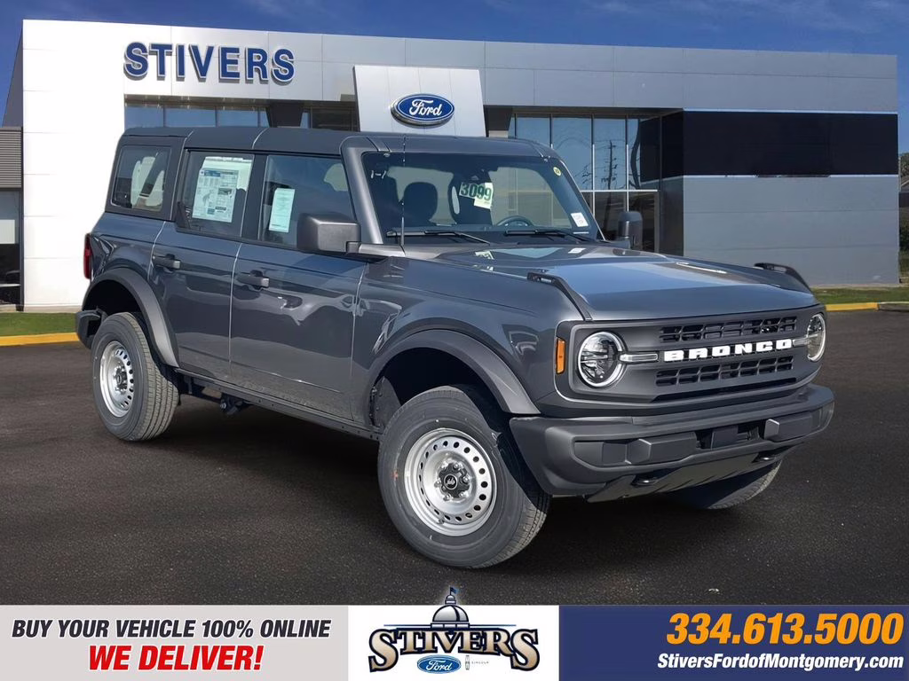 2025 Carbonized Gray Metallic Ford Bronco Base 4X4 SUV