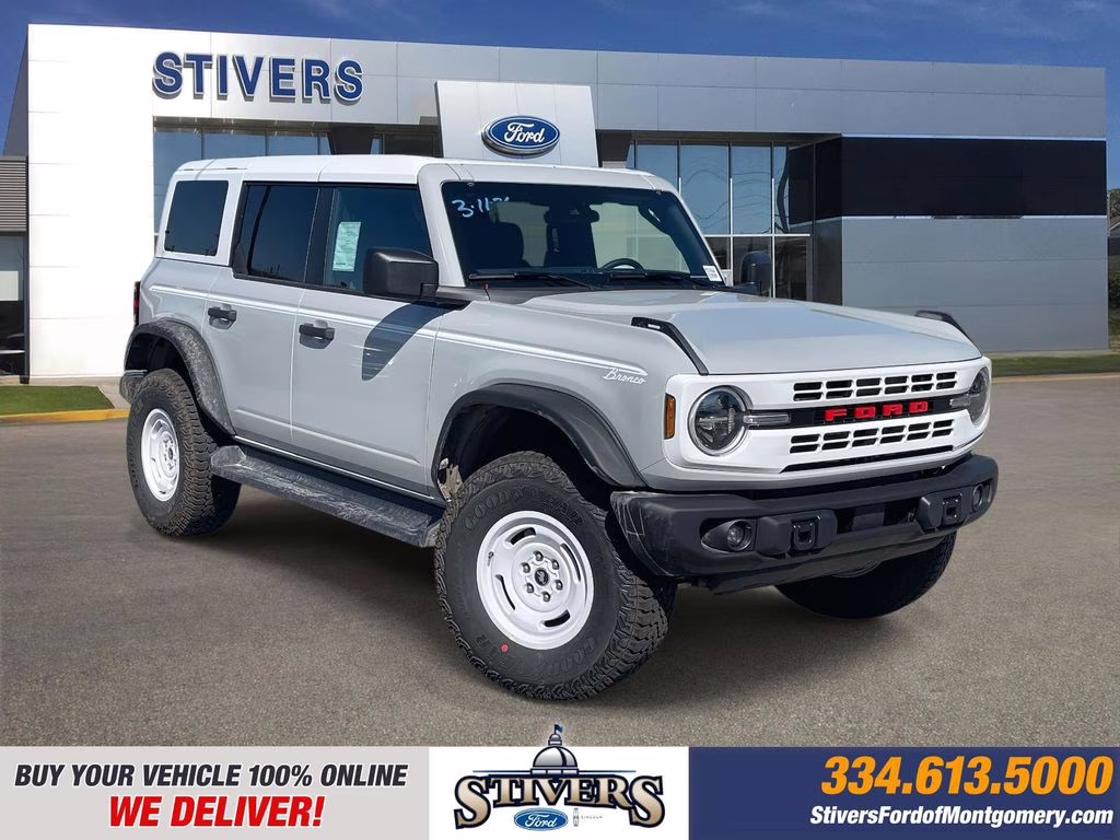 2026 Avalanche Gray Ford Bronco Heritage Edition 4X4 SUV
