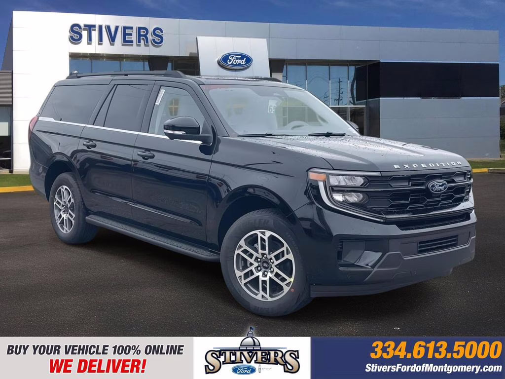 2025 Black Metallic Ford Expedition Max Active RWD SUV