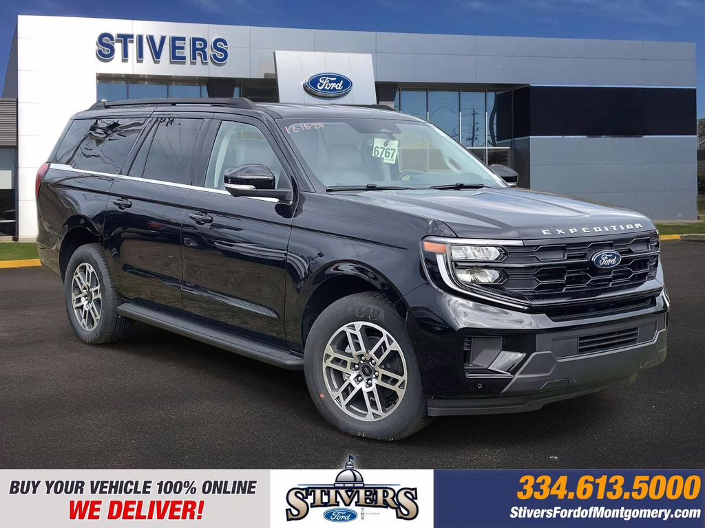 2026 Agate Black Metallic Ford Expedition Max Active RWD SUV