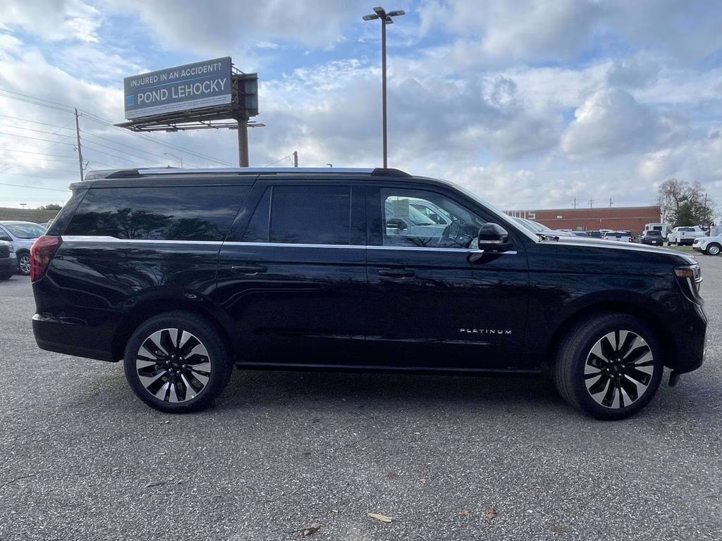 2025 Agate Black Metallic Ford Expedition Max Platinum 4X4 SUV
