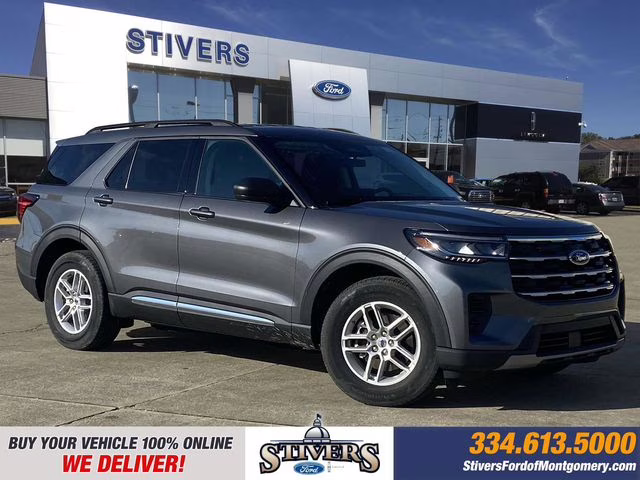 2025 Gray Metallic Ford Explorer Active RWD SUV