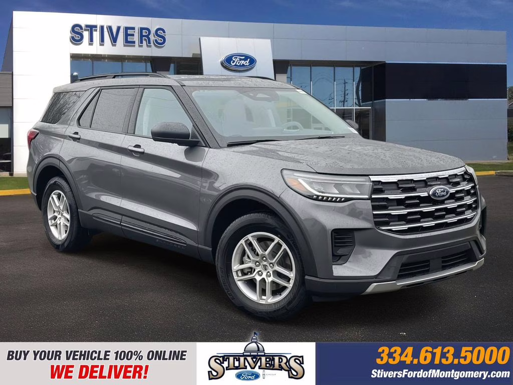 2026 Carbonized Gray Metallic Ford Explorer Active RWD SUV