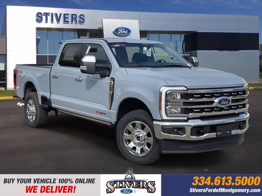 2026 Glacier Gray Metallic Tri-Coat Ford Super Duty F-250 SRW Lariat 4X4 Truck