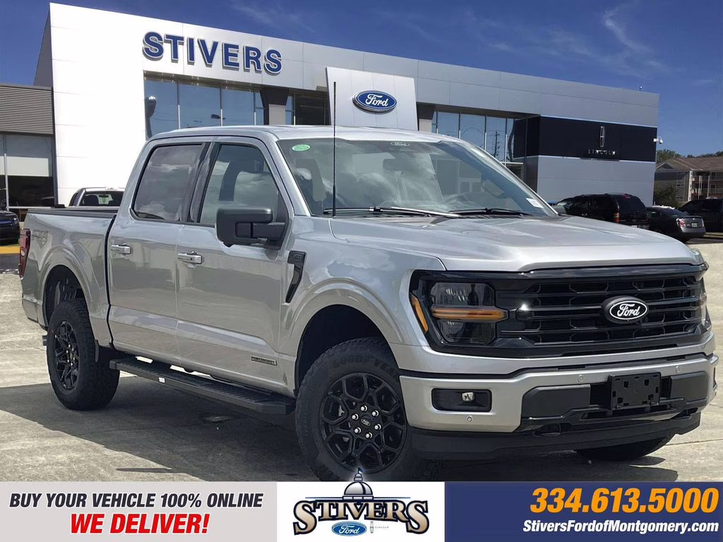 2025 Iconic Silver Metallic Ford F-150 XLT 4X4 Truck