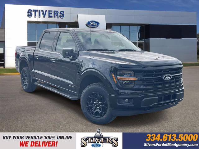2025 Black Metallic Ford F-150 XLT 4X4 Truck