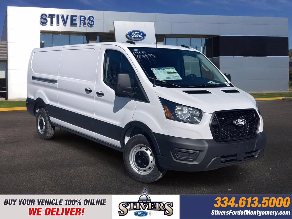 2026 Oxford White Ford Transit Cargo Van Base RWD Van
