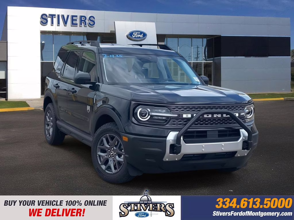 2025 Shadow Black Ford Bronco Sport Big Bend 4X4 SUV