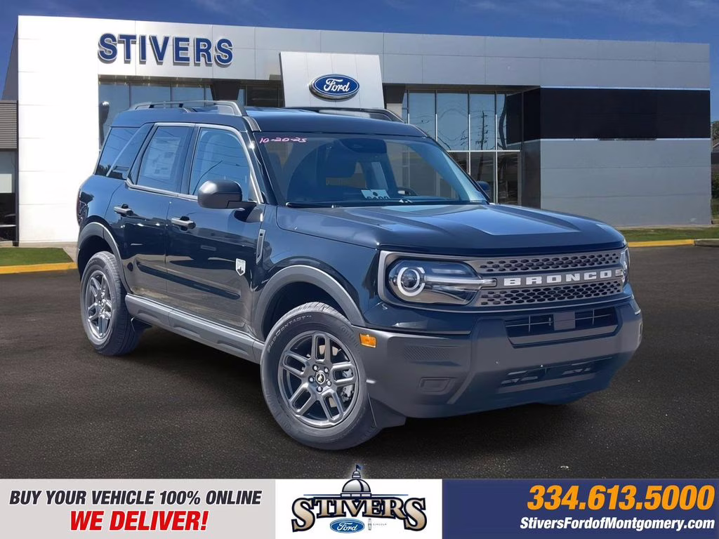 2025 Shadow Black Ford Bronco Sport Big Bend 4X4 SUV