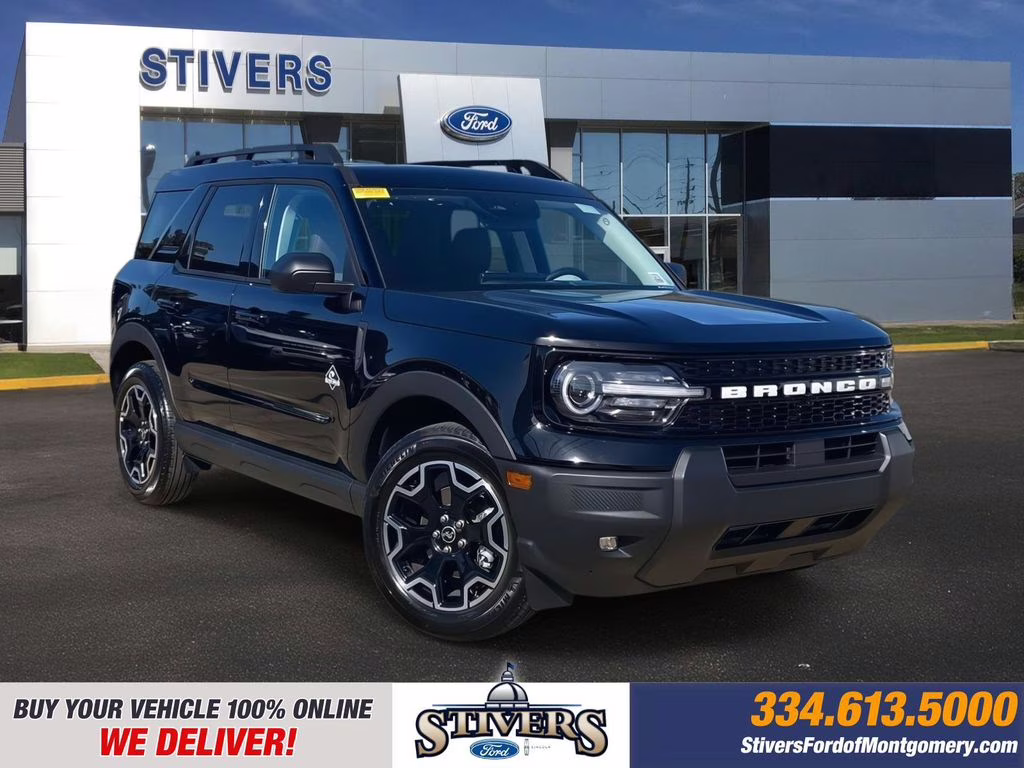 2025 Shadow Black Ford Bronco Sport Outer Banks 4X4 SUV