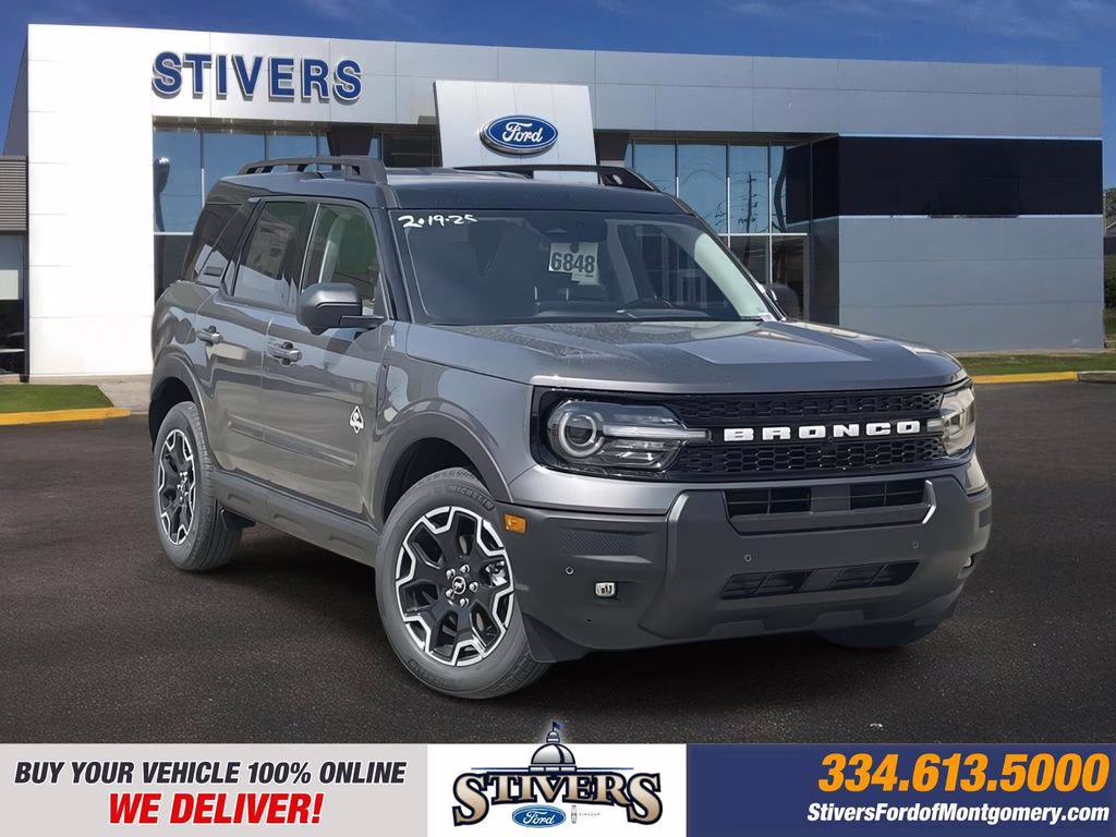 2025 Carbonized Gray Metallic Ford Bronco Sport Outer Banks 4X4 SUV