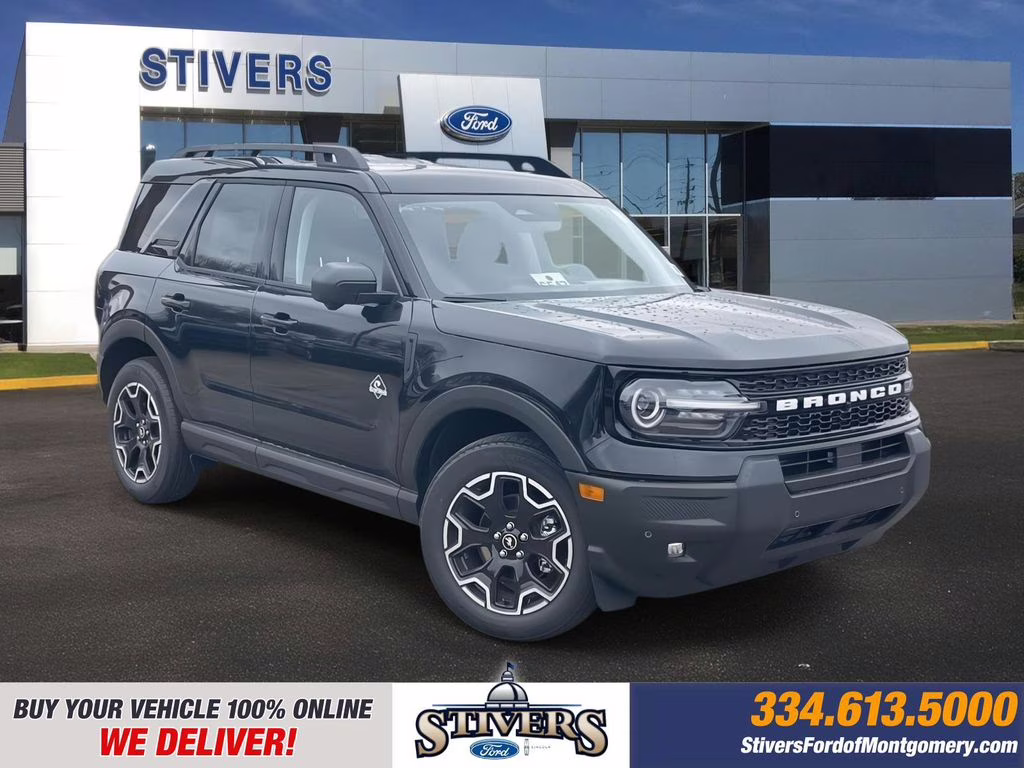 2025 Shadow Black Ford Bronco Sport Outer Banks 4X4 SUV
