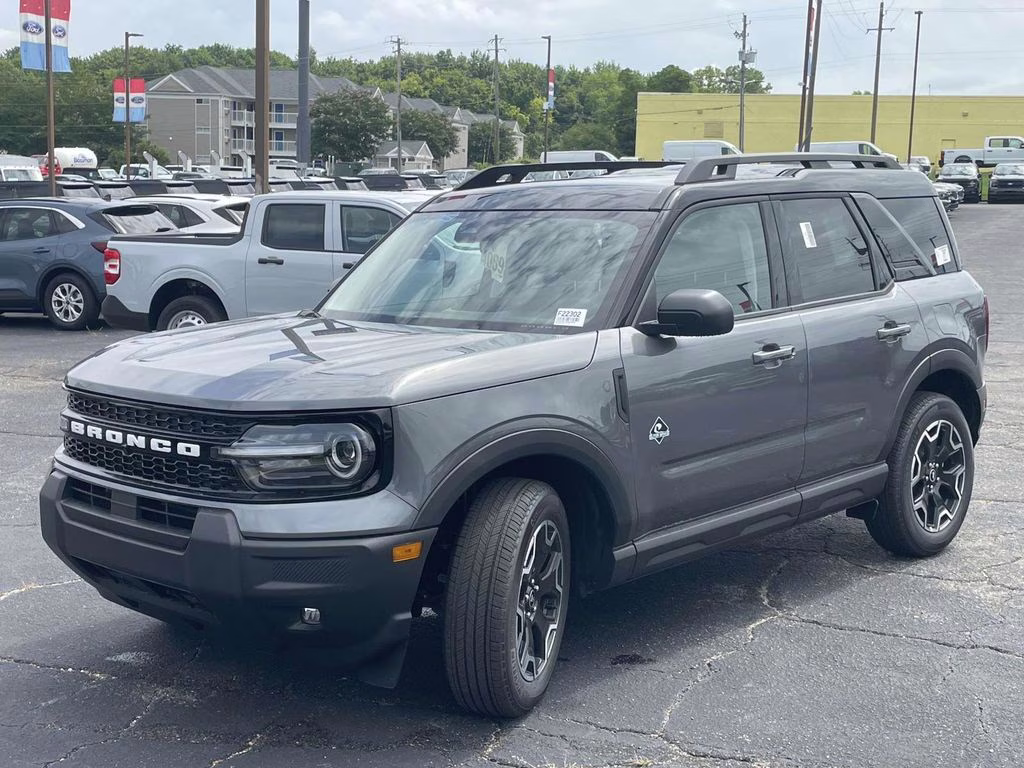2025 Carbonized Gray Metallic Ford Bronco Sport Outer Banks 4X4 SUV