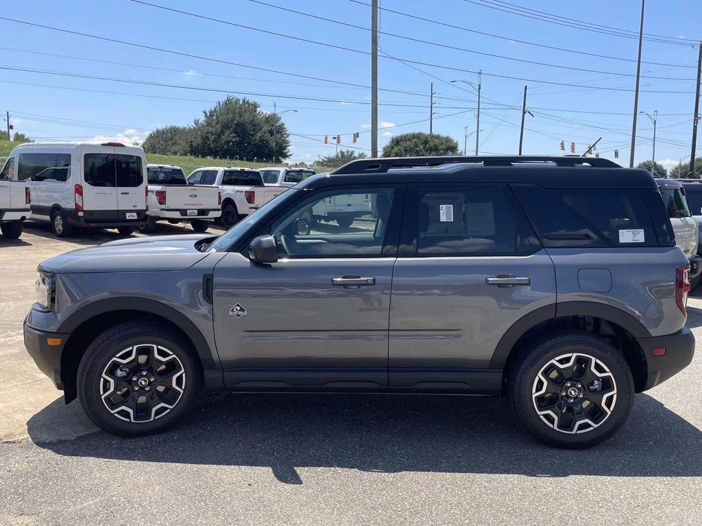 2025 Carbonized Gray Metallic Ford Bronco Sport Outer Banks 4X4 SUV