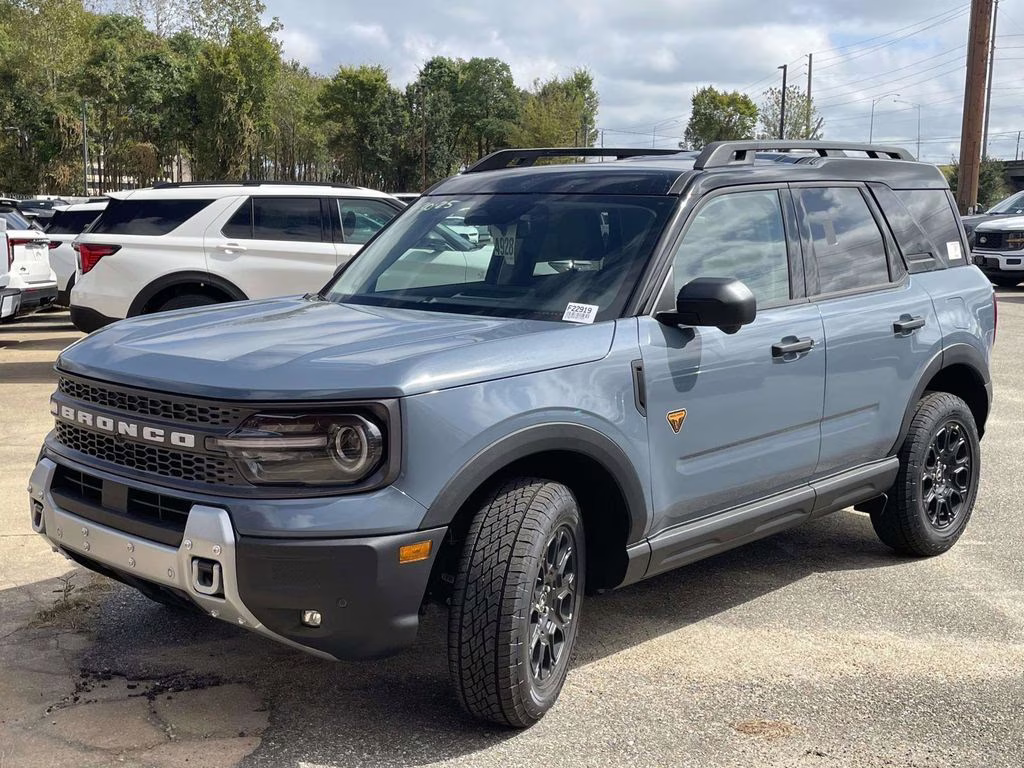 2025 Azure Gray Metallic Tri-Coat Ford Bronco Sport Badlands 4X4 SUV