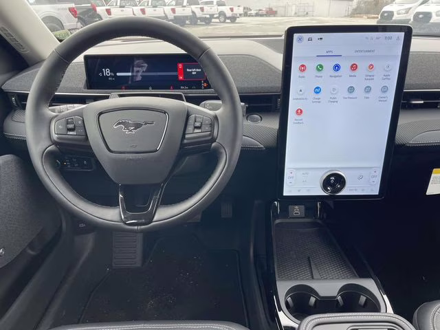 2025 White Metallic Ford Mustang Mach-E Premium RWD SUV