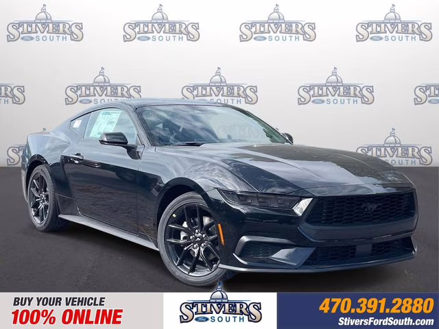 2026 Shadow Black Ford Mustang EcoBoost RWD Coupe