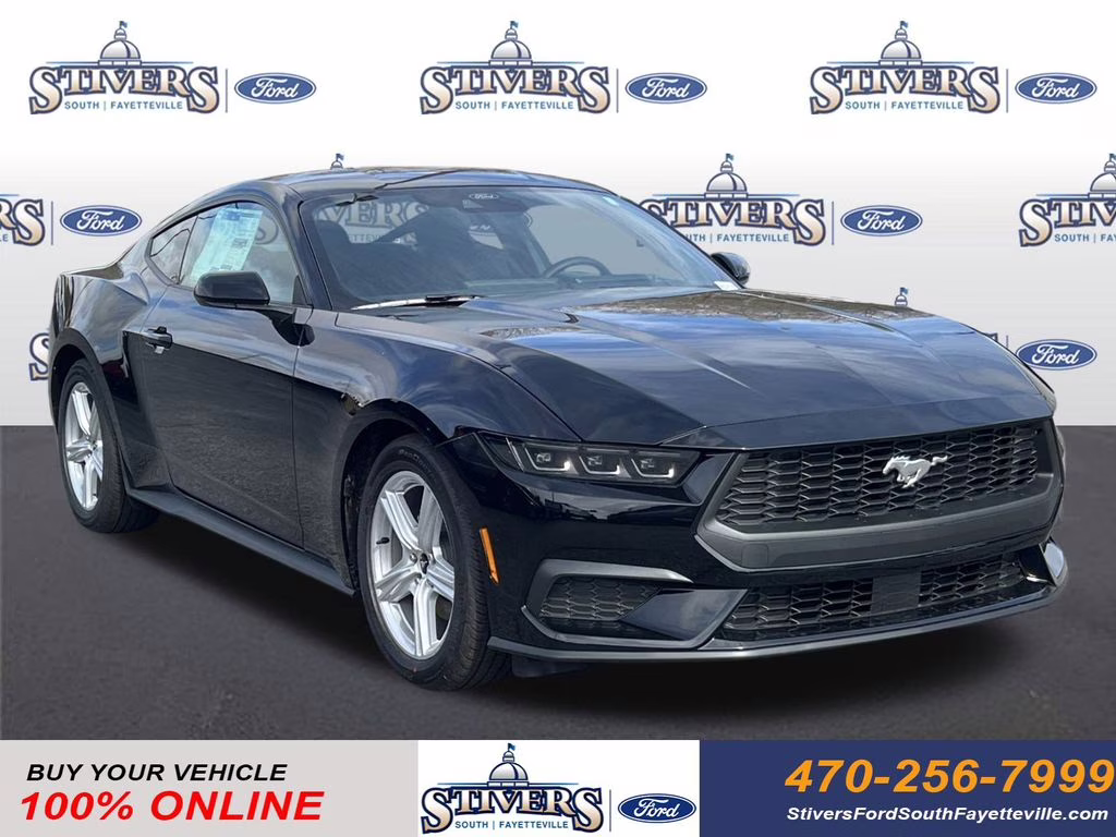 2026 Shadow Black Ford Mustang EcoBoost RWD Coupe