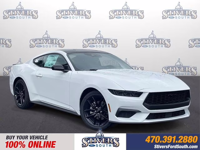 2026 Oxford White Ford Mustang EcoBoost RWD Coupe
