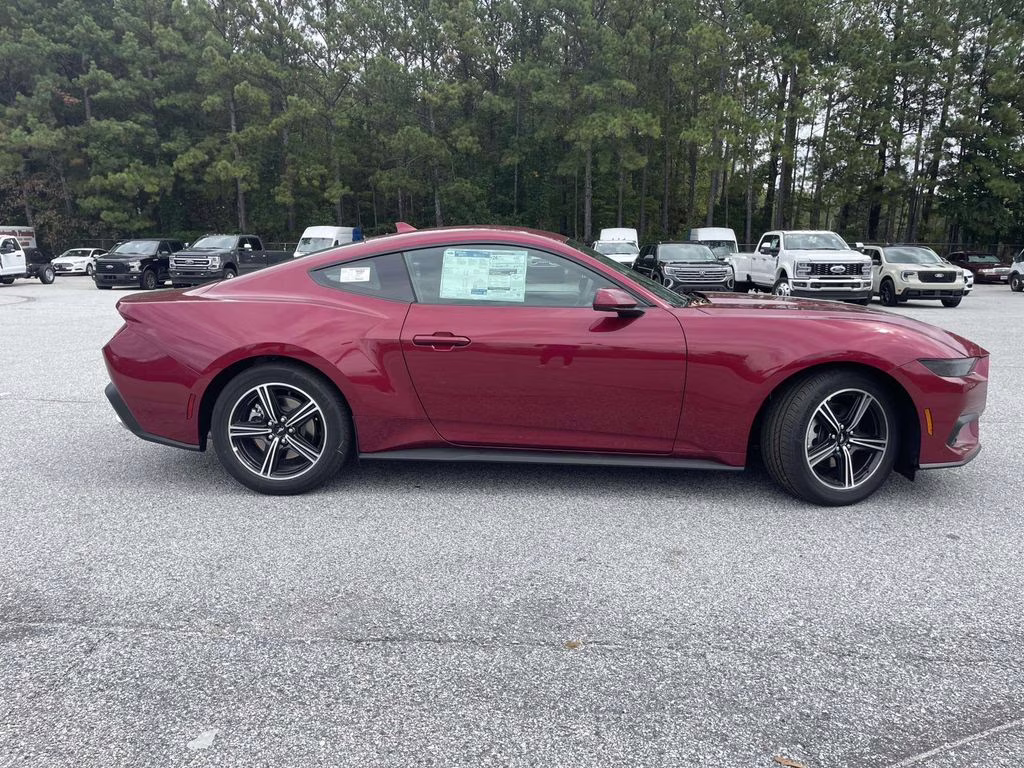 2025 Molten Magenta Metallic Tri-Coat Ford Mustang EcoBoost RWD Coupe