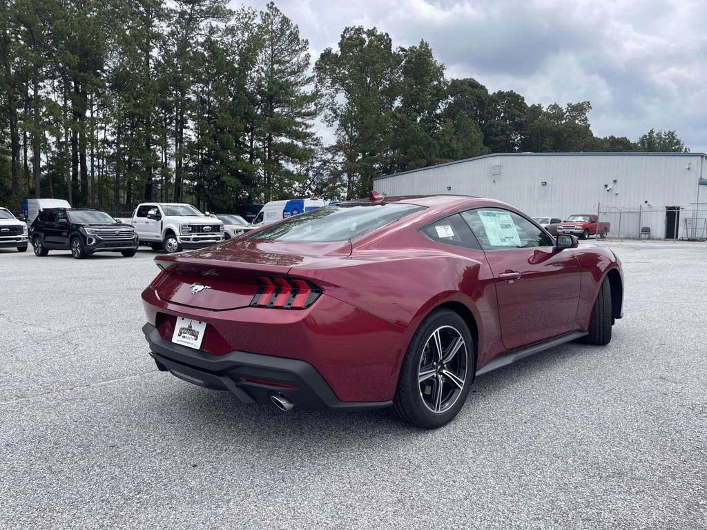 2025 Molten Magenta Metallic Tri-Coat Ford Mustang EcoBoost RWD Coupe